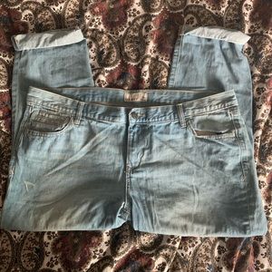 Old Navy Distressed Denim Ankle/Capri Jeans